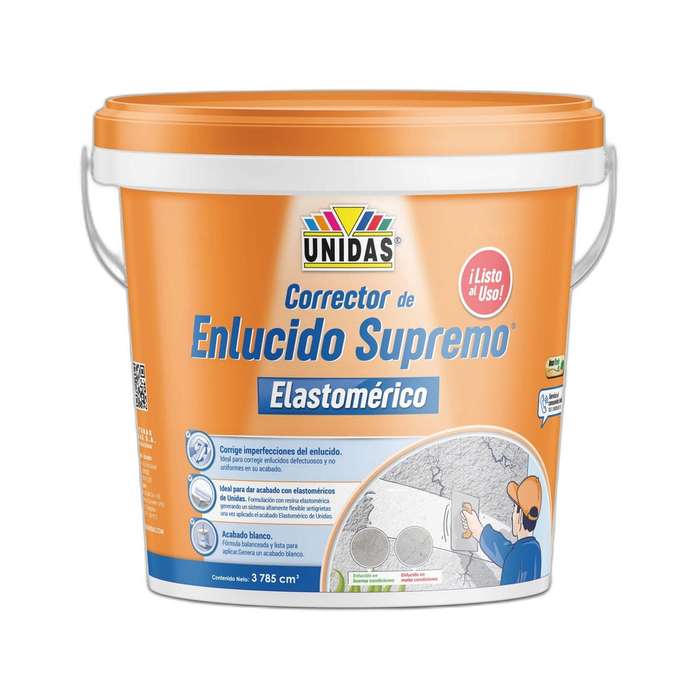 CORRECTOR DE ENLUCIDO ELASTOMERICO SUPREMO LISTO AL USO