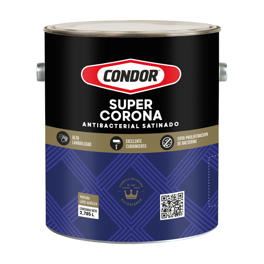 SUPER CORONA ANTIBACTERIAL SATINADO